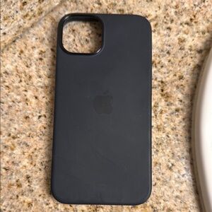 Apple | iPhone 14  Black Silicone iPhone Case